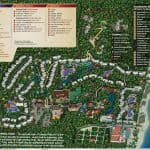 sandos caracol eco resort map of grounds