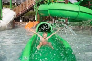 Sandos Playacar small water splash park with slides