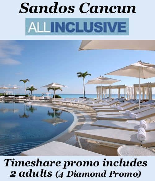 Sandos Cancun Lifestyle Resort Promotion