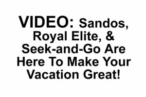 Video about discovering the 3 companie at Sandos Resorts
